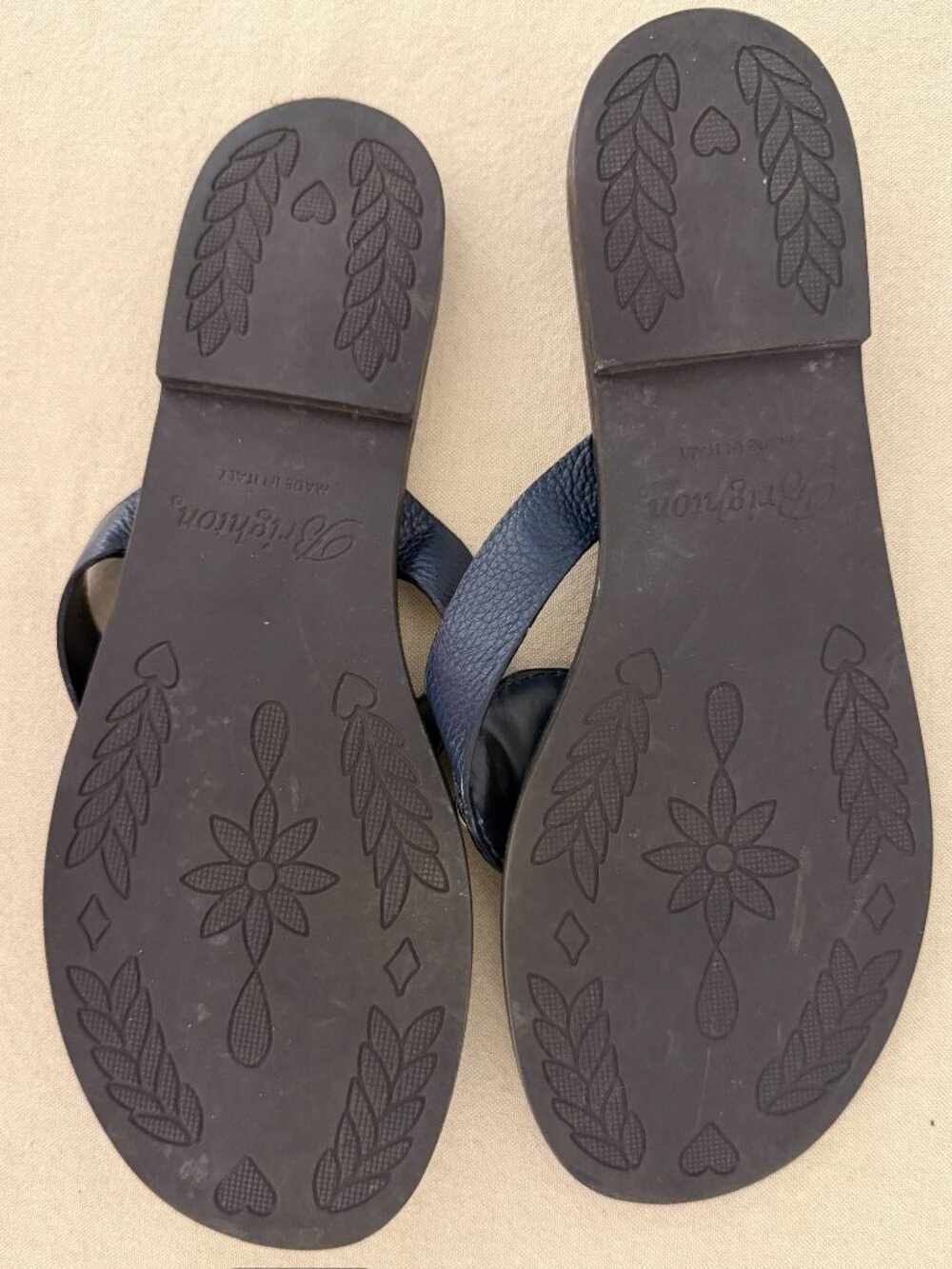 Brighton "Alice" Sandal in Navy- Size 10 - Picture 7 of 8